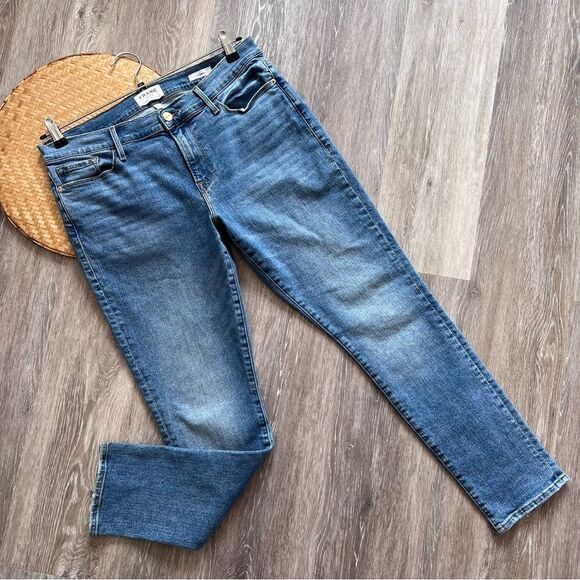 FRAME Le Garcon skinny jeans bixby blue women’s size 31 - Picture 2 of 8